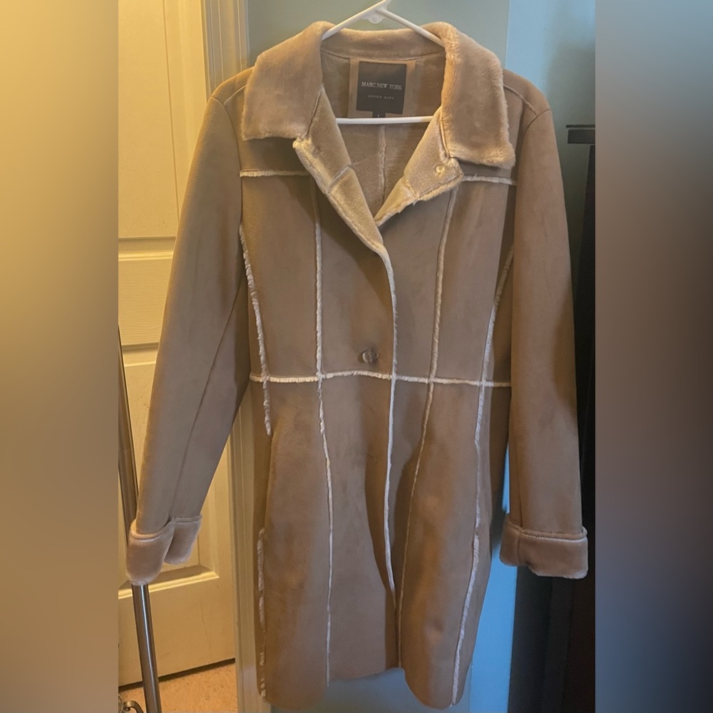 Marc New York Light Brown Teddy Jacket
